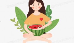 吃瓜绘画动作,描绘吃瓜者的生动瞬间