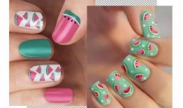 吃熙瓜熙瓜儿美甲,时尚潮流的指尖艺术展现