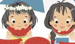 吃瓜卡通可爱头像,卡通可爱吃瓜头像带你萌趣一夏