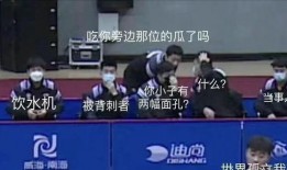 国乒男队女队吃瓜